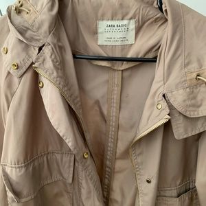 Zara Beige Rain Coat